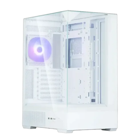 Zalman P40 Prism White, ARGB Fan x1