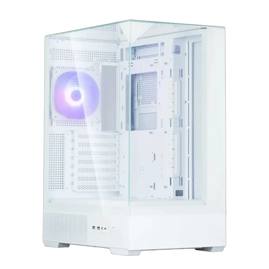 mobilux-p40-prism-white Zalman P40 Prism White, ARGB Fan x1