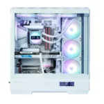 Zalman P50 DS  White, ARGB Fan x4