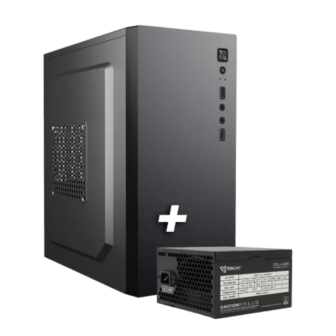 Sbox PCC-12 MicroATX + PSU-400