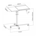Sbox PFS-2 Projector Floor Stand