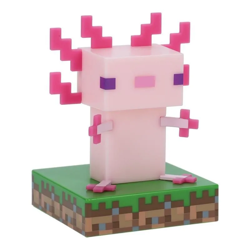 mobilux-pp11390mcf Paladone Minecraft Axolotl Icon Light
