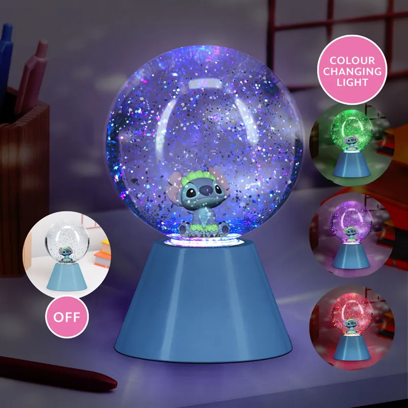 mobilux-pp14473ls Paladone Disney Stitch LED Glitter Ball