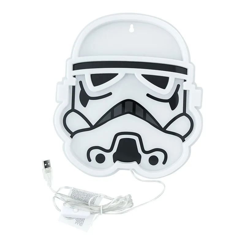 mobilux-pp14595swvn Paladone Star Wars Stormtrooper Wall Mountable LED Neon Light