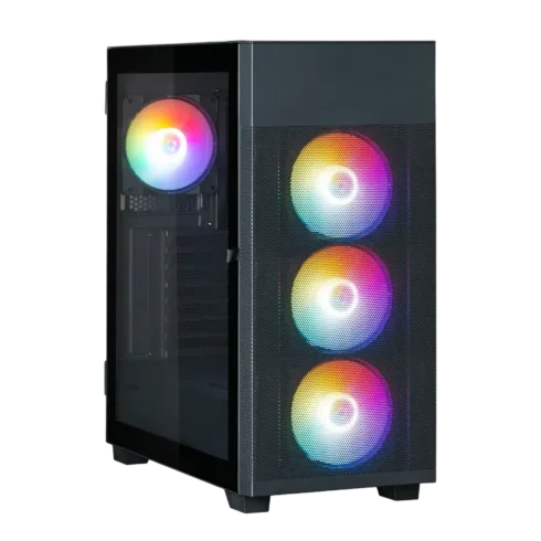 Zalman S5 Neo Black ATX, FRGB Fan x4