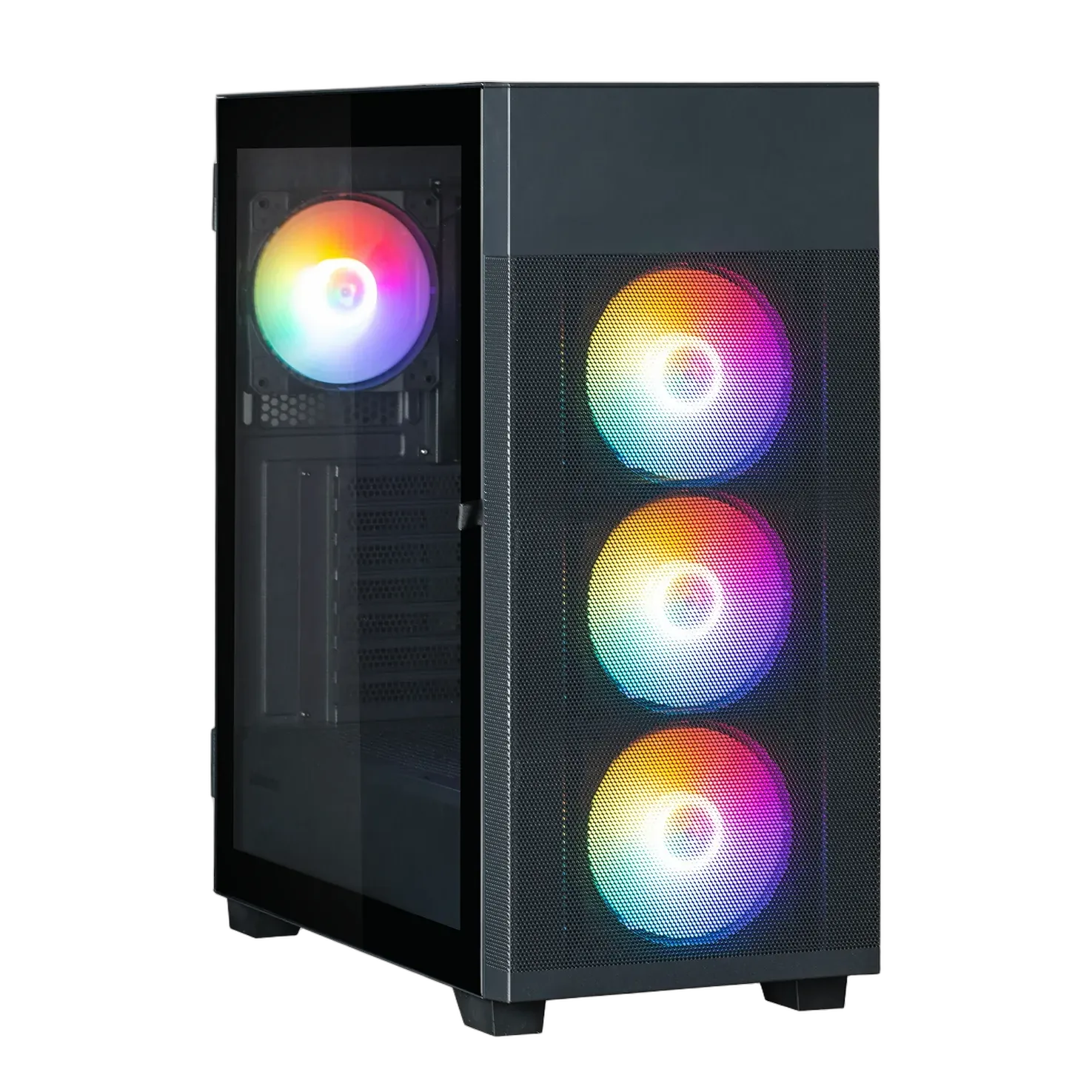 mobilux-s5-neo-black Zalman S5 Neo Black ATX, FRGB Fan x4