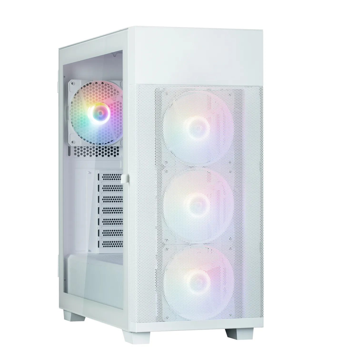 mobilux-s5-neo-white Zalman S5 Neo White ATX, FRGB Fan x4