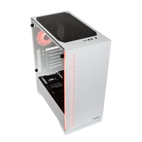 Zalman S5 White ATX, RGB fan + fan, T/G