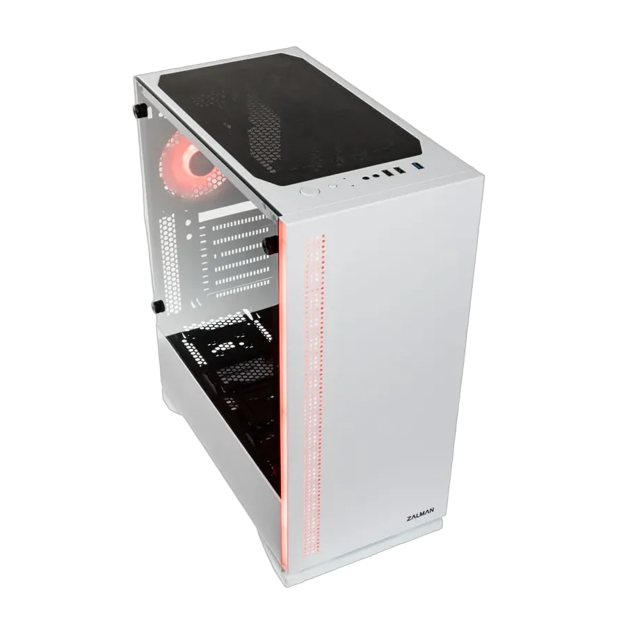 mobilux-s5-white Zalman S5 White ATX, RGB fan + fan, T/G
