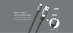 Orsen S8 2-IN-1 USB and Type-C 5A 1.5m black