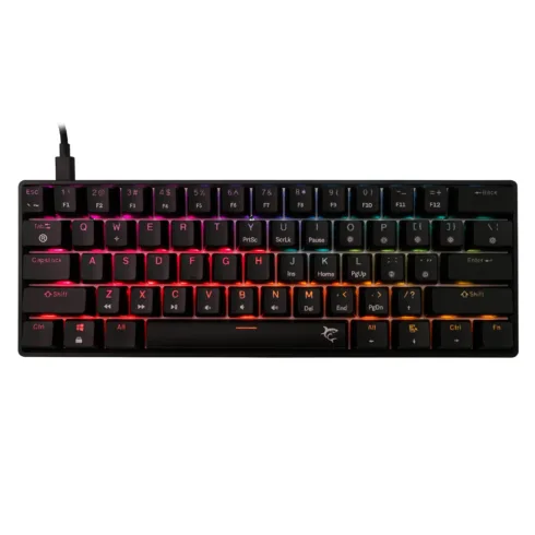 White Shark GK-004111 Shinobi 2 Red switch, Black US