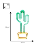 Manta SNL07GNT Style Neon Lights CACTUS Green/Yellow