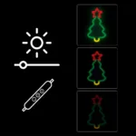 Manta SNL106MT Style Neon Lights CHRISTMAS TREE