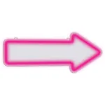 Manta SNL107PK Style Neon Lights ARROW  pink
