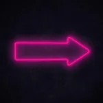 Manta SNL107PK Style Neon Lights ARROW  pink
