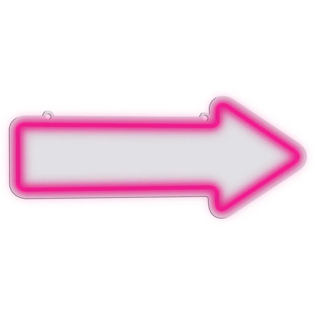 mobilux-snl107pk Manta SNL107PK Style Neon Lights ARROW pink