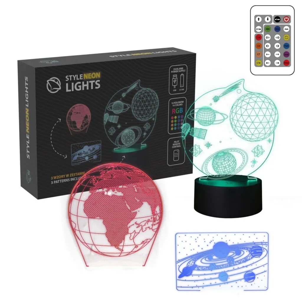 mobilux-snl118rgb Manta SNL118RGB LED lamp Light decoration Kosmos RGB 3D