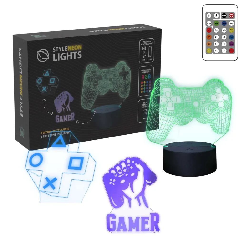mobilux-snl122rgb Manta SNL122RGB LED lamp Light decoration Game 2 RGB 3D