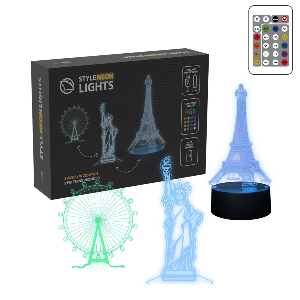 mobilux-snl125rgb Manta SNL125RGB LED lamp Light decoration Buildings RGB 3D