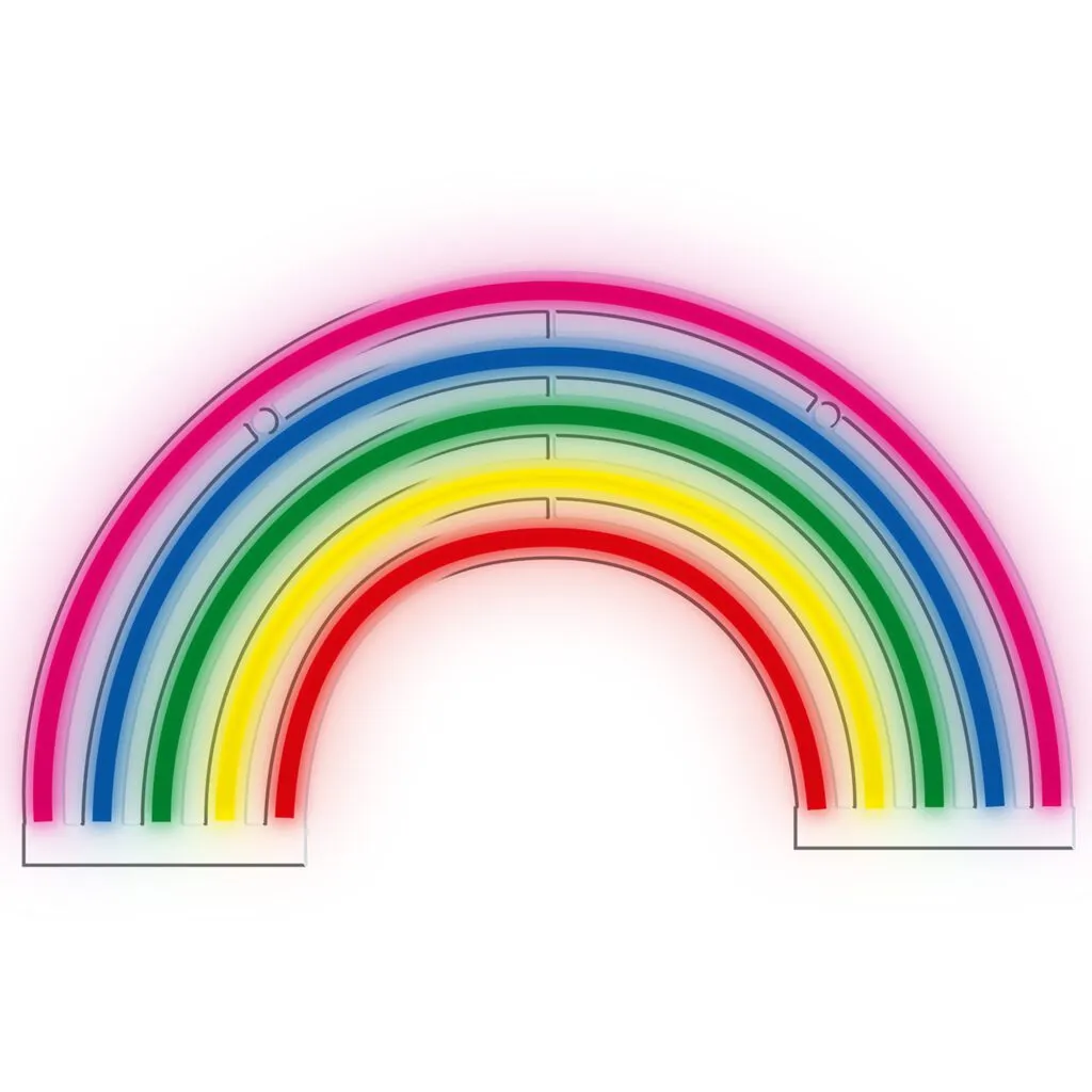 mobilux-snl33mtt Manta SNL33MTT Style Neon RAINBOW