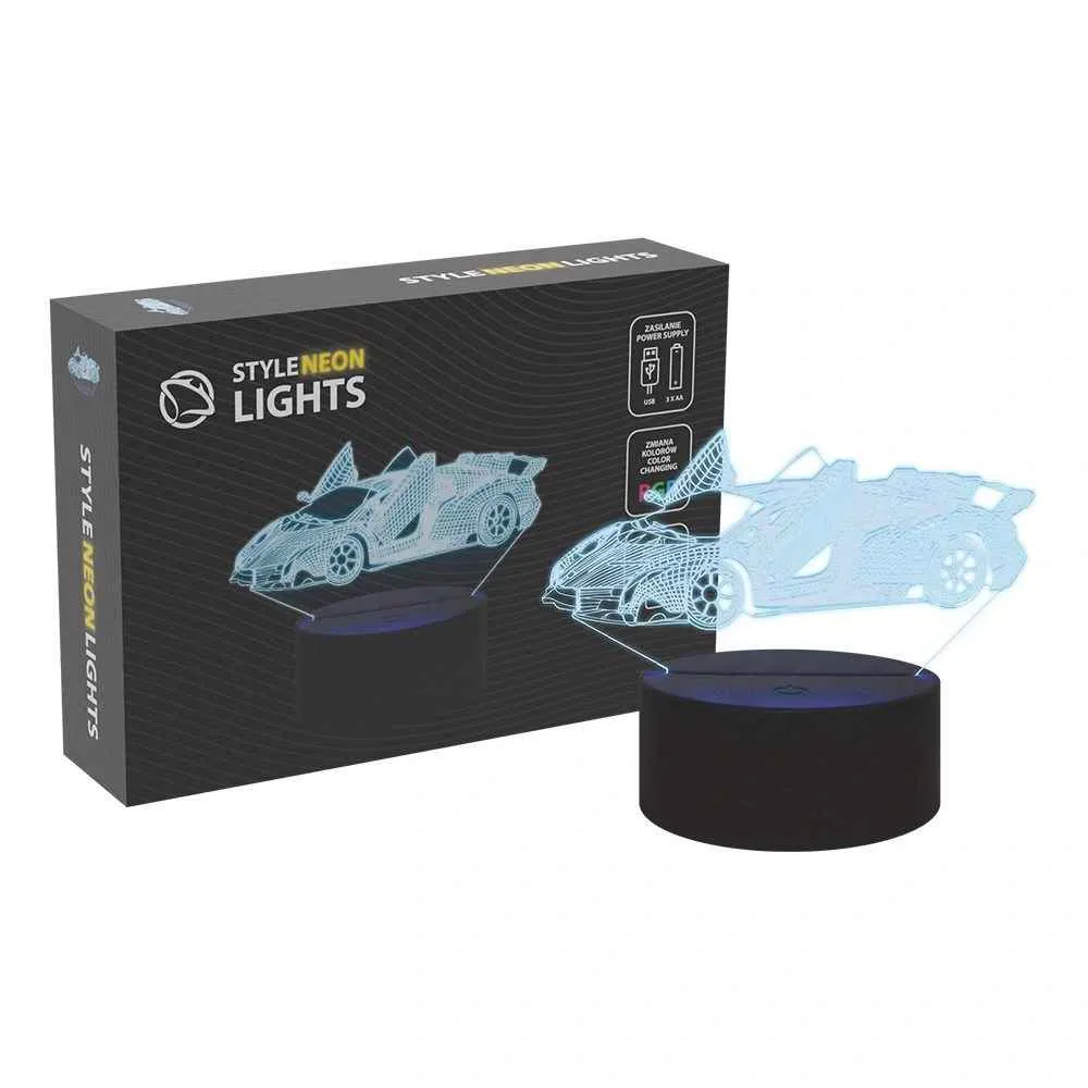 mobilux-snl64rgb Manta SNL64RGB LED lamp Light decoration Car 3D RGB
