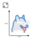Manta SNL69MT Style Neon Lights DOG  WITH GLASSES