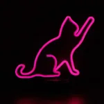 Manta SNL80PK LED lamp Light decoration Cat 2 pink