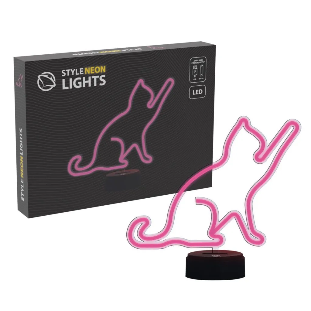 mobilux-snl80pk Manta SNL80PK LED lamp Light decoration Cat 2 pink
