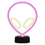 Manta SNL86PK Style Neon Lights UFO Pink