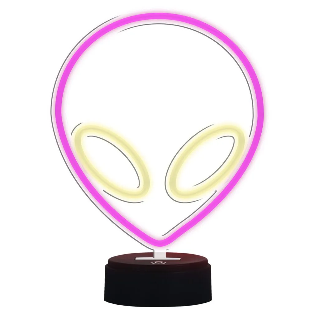 mobilux-snl86pk Manta SNL86PK Style Neon Lights UFO Pink