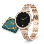 Stelio STSWL102GD LUSSO GEM AI Womens Smartwatch  + YES Bracelet, Gold