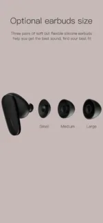 Orsen T3 Bluetooth Earphones Black