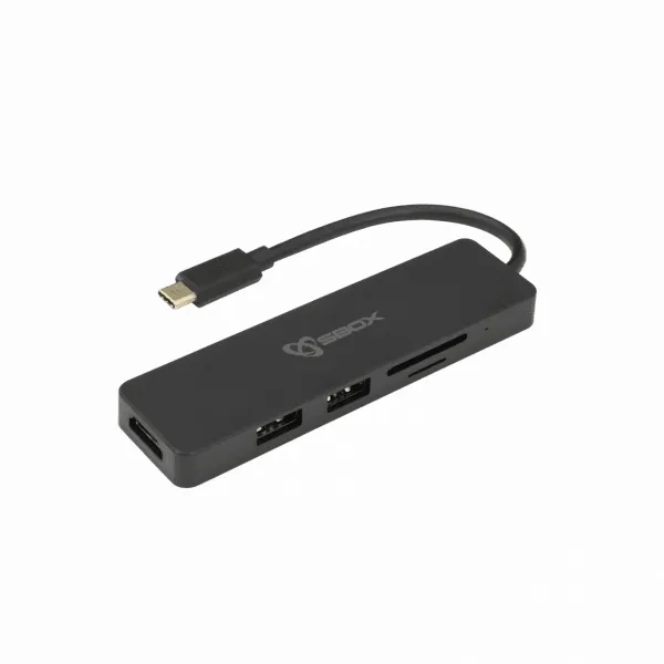 mobilux-tca-51 Sbox TCA-51 USB Type-C->HDMI/USB-3.0/SD+TF