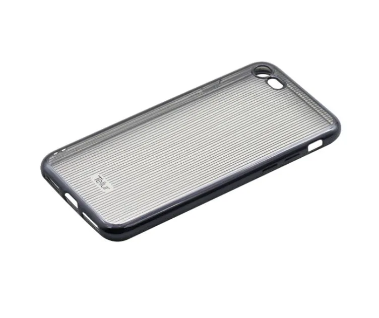 mobilux-tll118631 Tellur Cover Silicone for iPhone 7 Vertical Stripes black