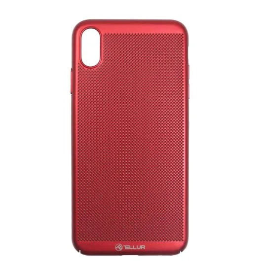 mobilux-tll121225 Tellur Cover Heat Dissipation for iPhone XS MAX red