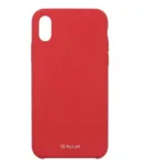 Tellur Cover Liquide Silicone for iPhone XS red