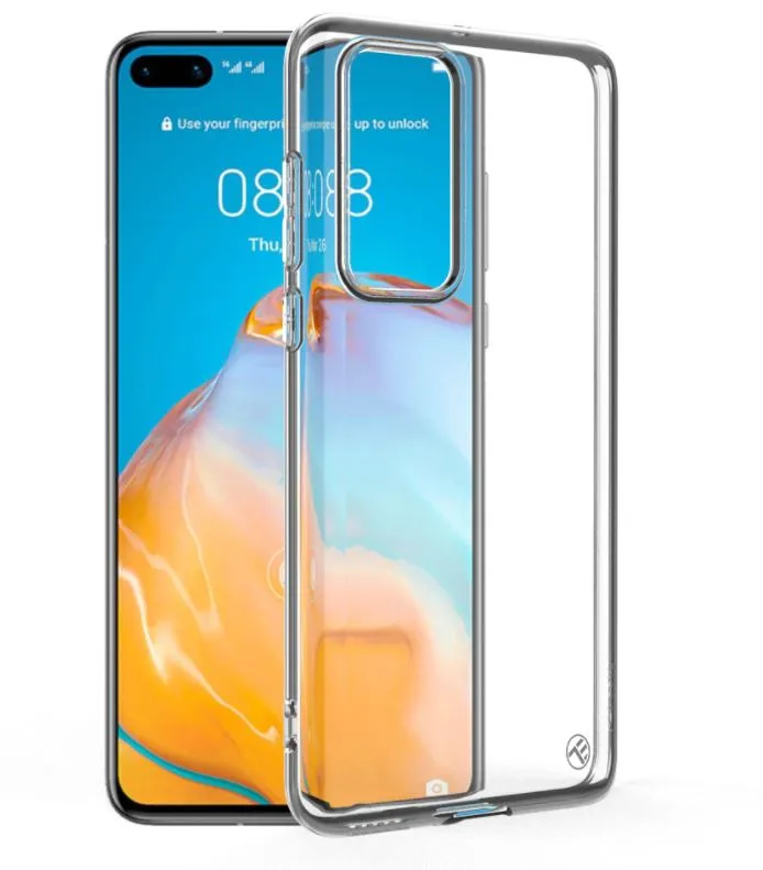 mobilux-tll121266 Tellur Cover Basic Silicone for Huawei P40 transparent