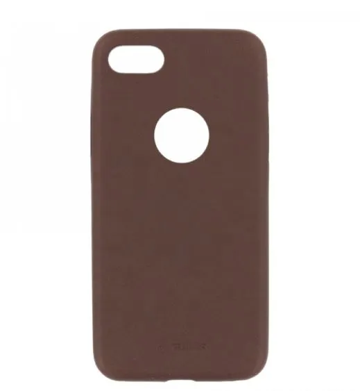 mobilux-tll121282 Tellur Cover Slim Synthetic Leather for iPhone 8 brown