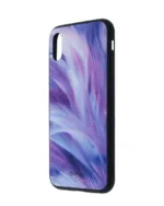 Tellur Cover Glass print for iPhone XS feather