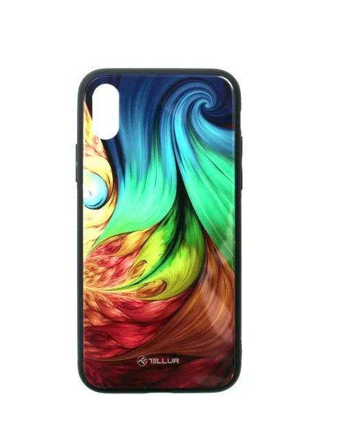 mobilux-tll121295 Tellur Cover Glass print for iPhone XS mesmeric