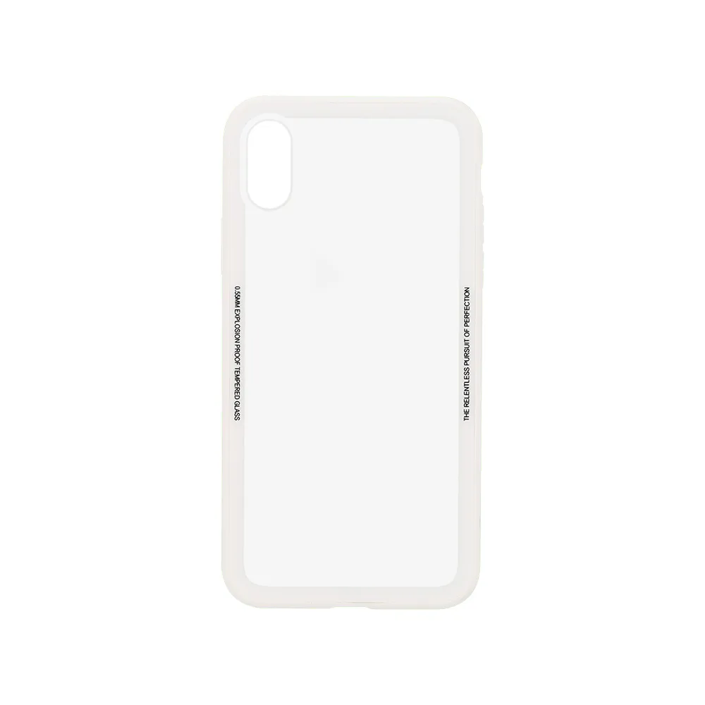 mobilux-tll121324 Tellur Cover Glass Simple for iPhone X/XS white