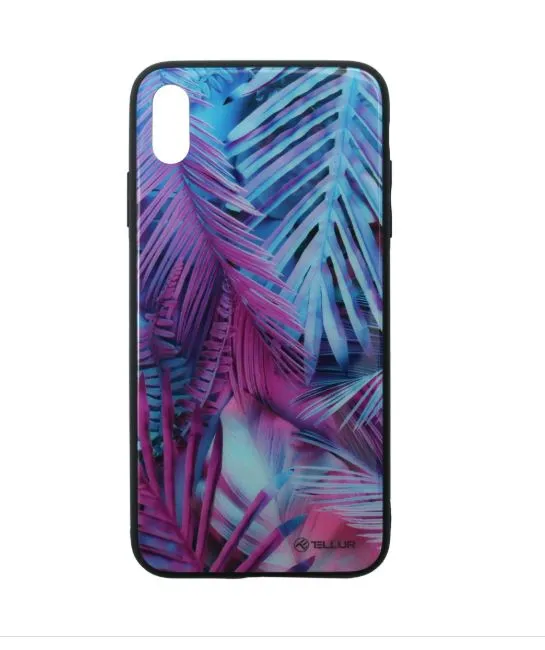 mobilux-tll121375 Tellur Cover Glass print for iPhone XS MAX palm