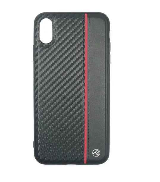 mobilux-tll121445 Tellur Cover Carbon for iPhone XS MAX black