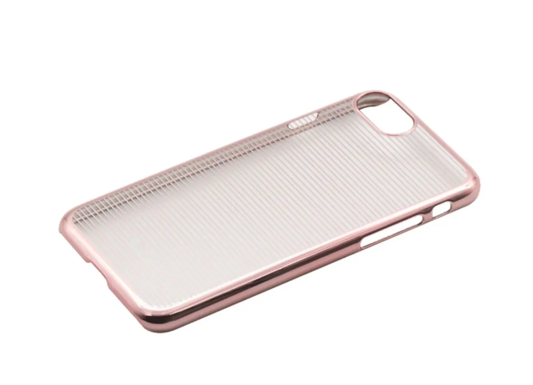 mobilux-tll122091 Tellur Cover Hard Case for iPhone 7 Horizontal Stripes rose