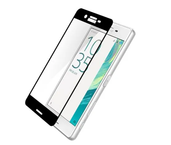 mobilux-tll145374 Tellur Tempered Glass full cover for Xperia XA1, Black
