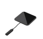 Tellur Qi Ultra-Slim Wireless Fast Charging Pad WCP03, 10W, Qi Certified, Tempered Glass Black
