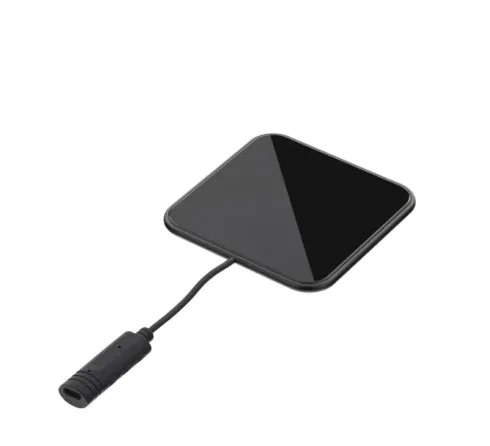 Tellur Qi Ultra-Slim Wireless Fast Charging Pad WCP03, 10W, Qi Certified, Tempered Glass Black