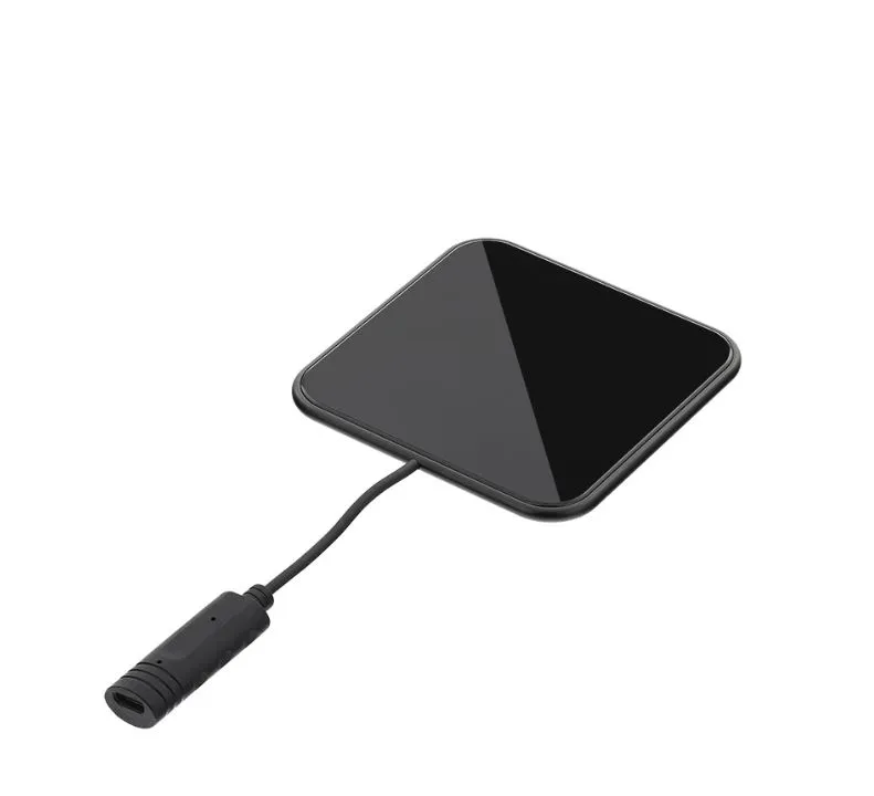 mobilux-tll151231 Tellur Qi Ultra-Slim Wireless Fast Charging Pad WCP03, 10W, Qi Certified, Tempered Glass Black