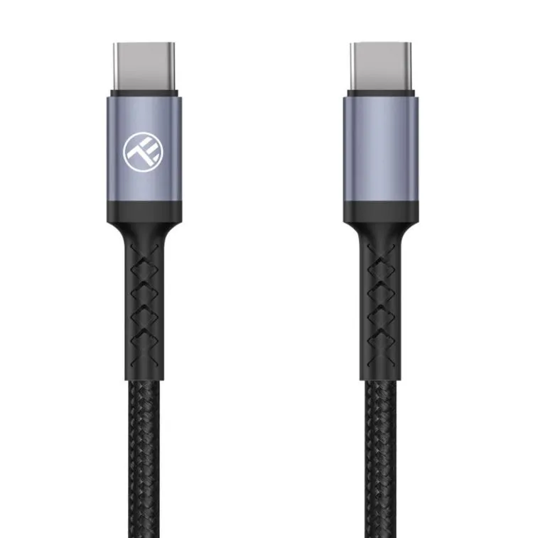 mobilux-tll155374 Tellur Type-C To Type-C Cable 3A 60W 1m Black