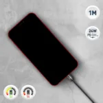 Tellur Minimalist USB-C to Lightning  Cable 3A 1m PD27W Black